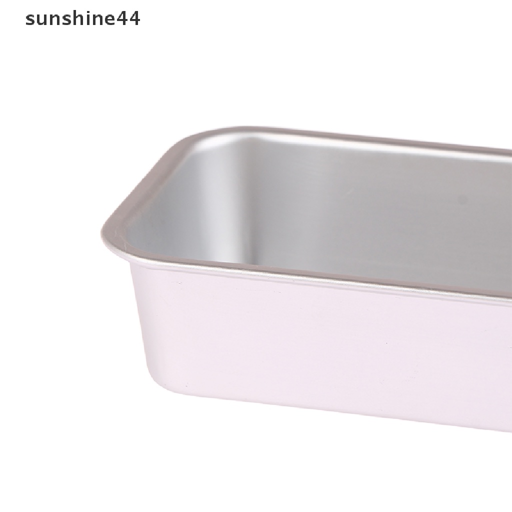 Sunshine 1Pc Loyang Roti Paduan Aluminium Loyang Persegi Panjang Cetakan Kue Pastry Baking Pan ID