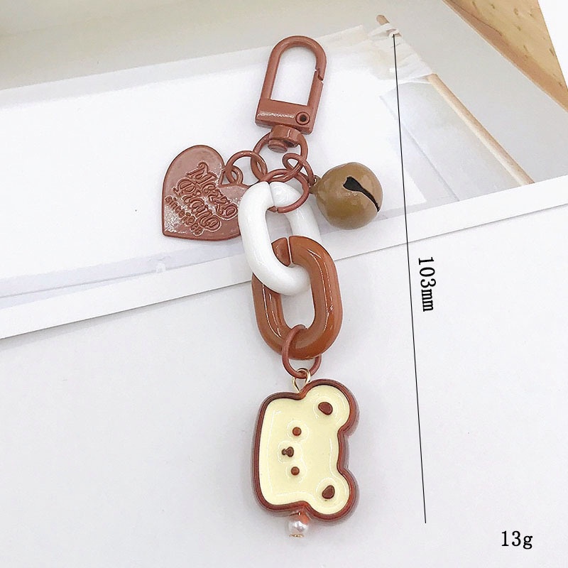 Ins Lucu Kartun Bebek Beruang Bunga Permen Cherry Bell Charms Phone Case Bluetooth Earphone Cover DIY Liontin Untuk iPhone Untuk Airpods Untuk Samsung Untuk OPPO Untuk Baseus Untuk Inpods