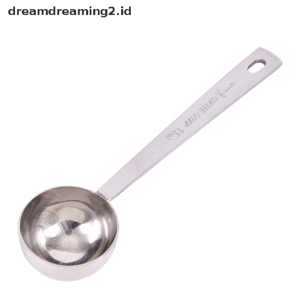 (hot) Sendok Takar Kopi Sendok Makan Stainless Steel Scoop Coffee Tea Baking Sugar//