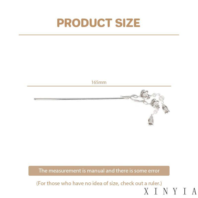 [xinyia.id11] Super Peri Indah High-end Retro Rumbai Mutiara Jepit Rambut Gaya Dingin Perempuan Hairpin