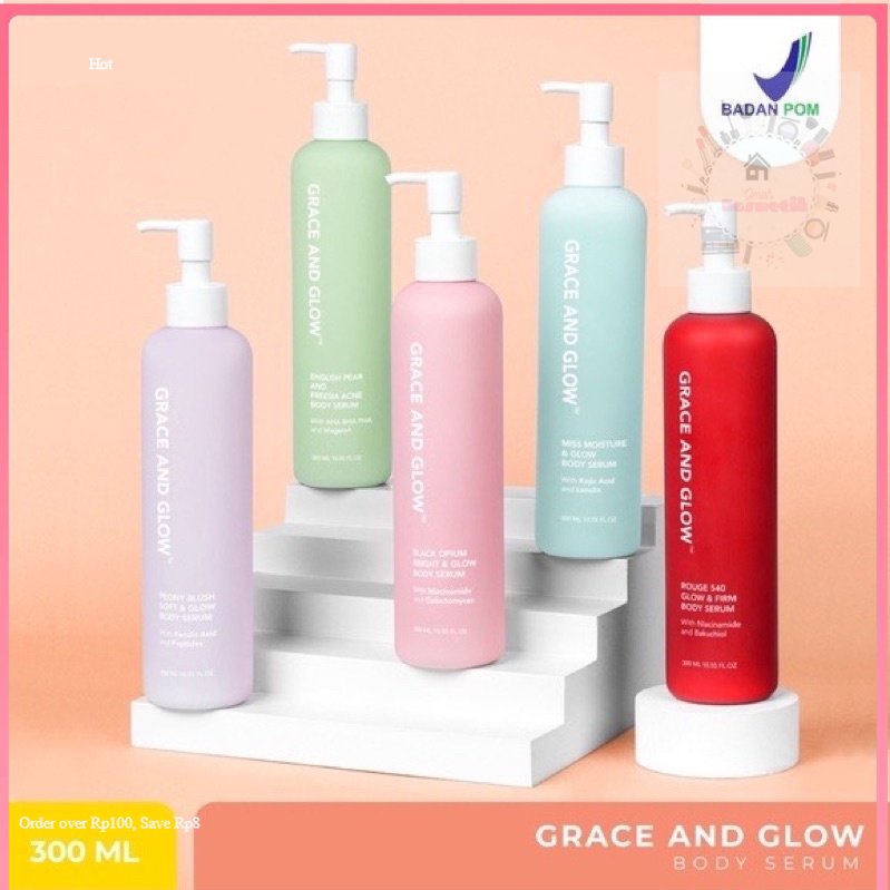 BODY SERUM GRACE N GLOW / BODY LOTION GRACE AND GLOW