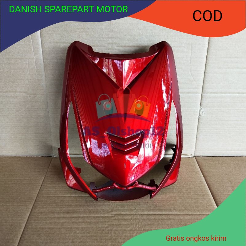 cover body depan honda beat karbu merah bodi depan beat karbu tameng beat karbu