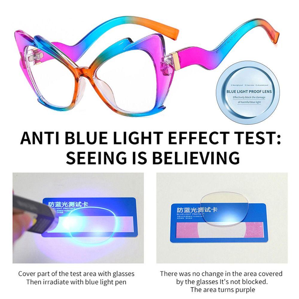 Nanas Anti-Cahaya Biru Kacamata Pria Wanita Tahan Lama Pelindung Mata Ultra Ringan Frame