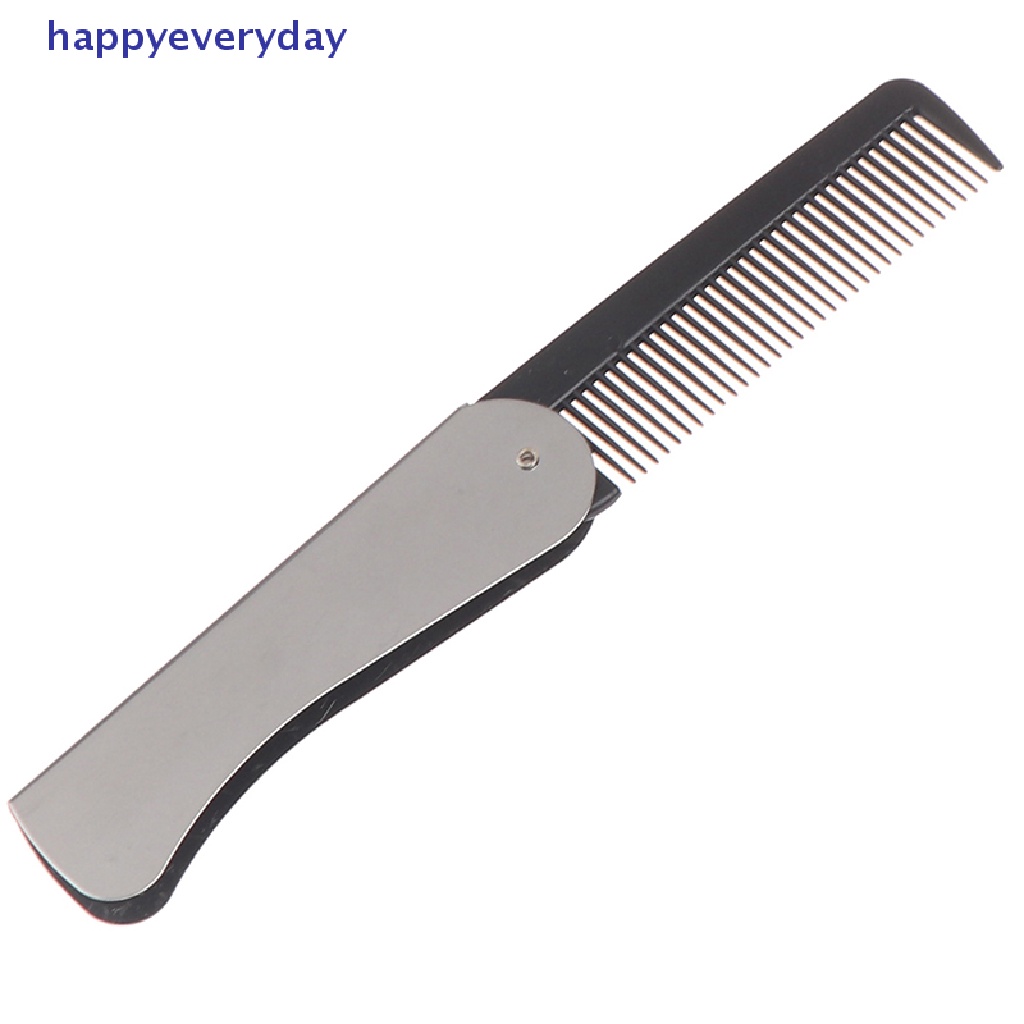 [happy] Sikat Sisir Rambut Portable Foldable Massage Hair Comb Alat Penata Rambut Lipat [ID]
