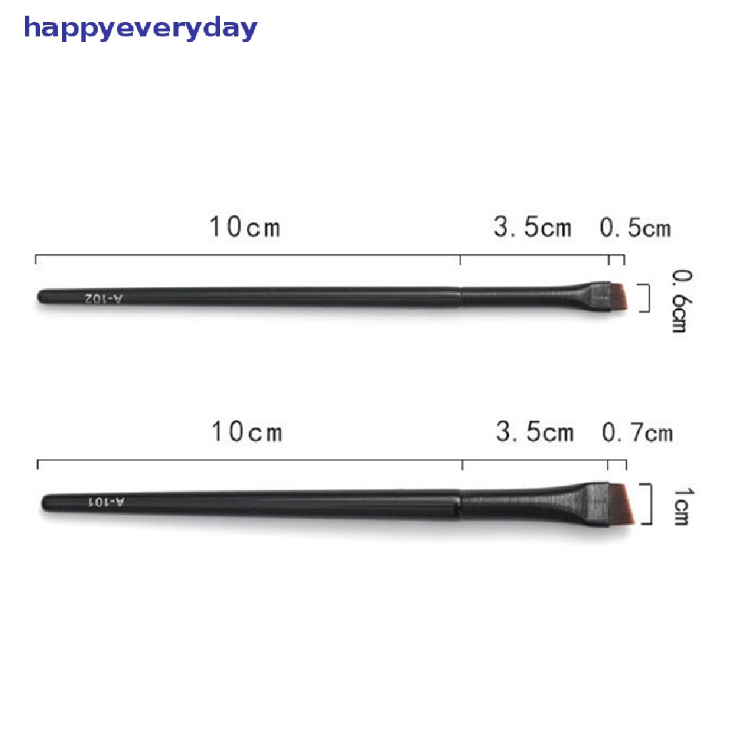 [happy] Sikat Alis Super Tipis Eyeliner Brush Rambut Sintetis Siku Tajam Alat MakeUp [ID]