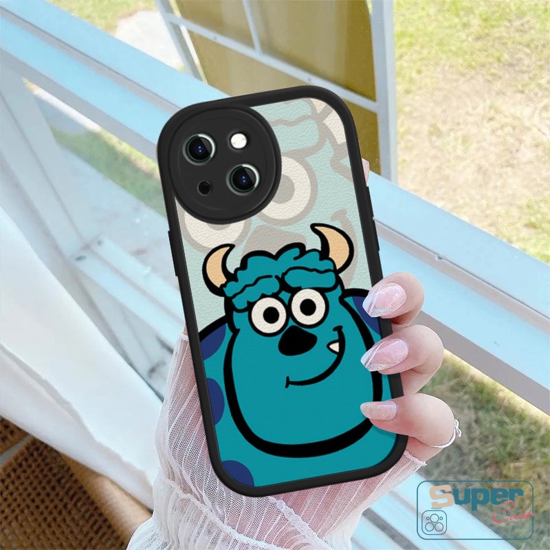 Casing Kartun Monster Sulley Untuk Realme C53 C55 C15 9i 56 8i 5 6i 6s 8 5i 7i 8Pro C35 C31 C30 C25Y C20 C20A C25s C12 10 Pro+ C21Y C21 C11 C3 C17 Pasangan Disney Lucu Lensa Lembut Sarung