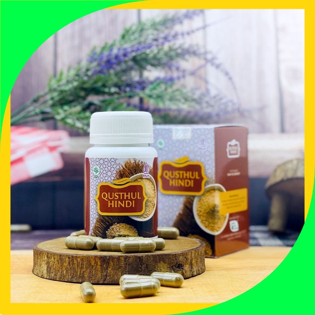 Kapsul Ekstrak Qusthul Hindi HIU isi 60 Kapsul