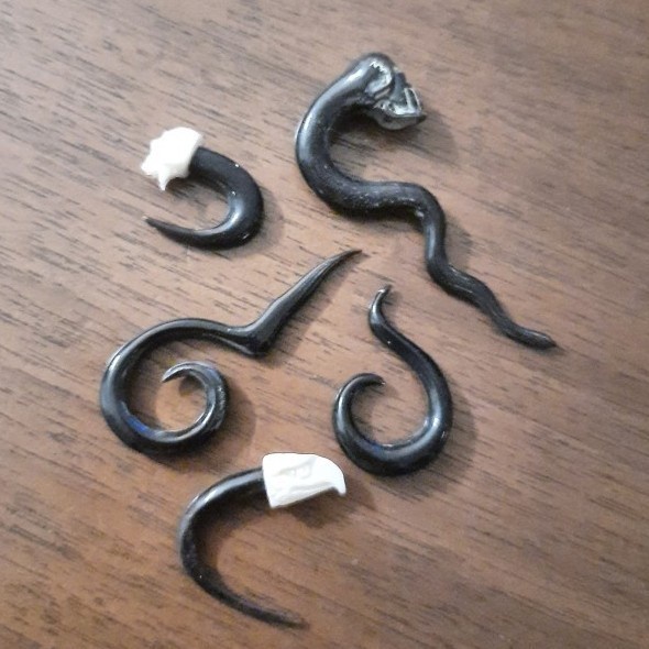 EAR PLUG PIERCING ANTING PLUG TELINGA WOOD BUKAN TITANIUM PP1