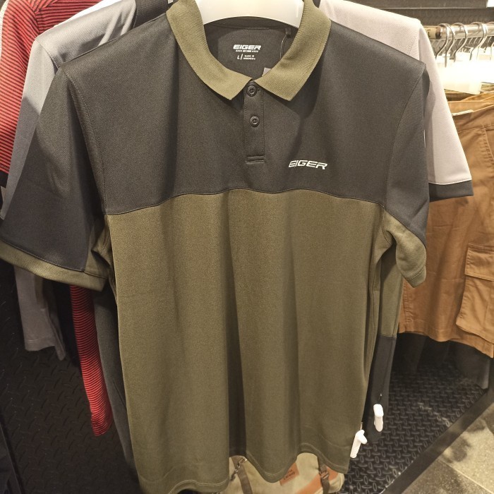 Kemeja Eiger Kaos HAZALA POLO Shirt 91000 8069 Original Cowok Bandung