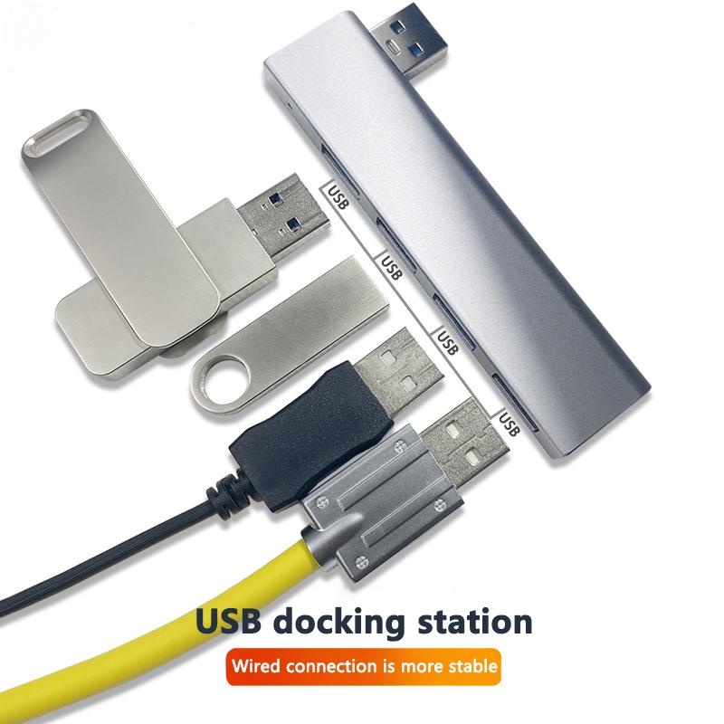 4in1 USB HUB 3.0 Adapter USB Splitter Ekspanding Untuk Xiaomi Laptop Notebook USBA Hi-Speed Untuk PC Komputer Desktop Mouse Printer