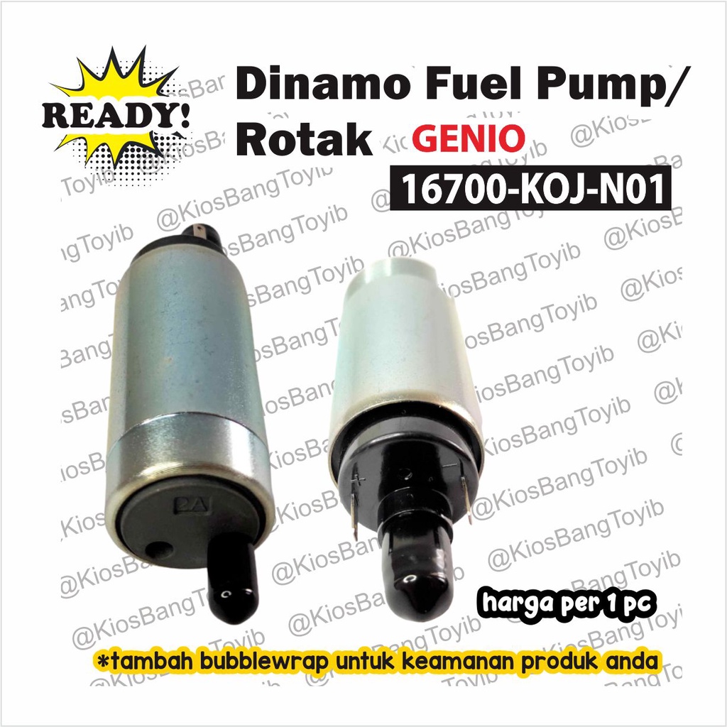 Rotak Rotax Dinamo Fuel Pump Honda GENIO BEAT 2021 (16700-KOJ)