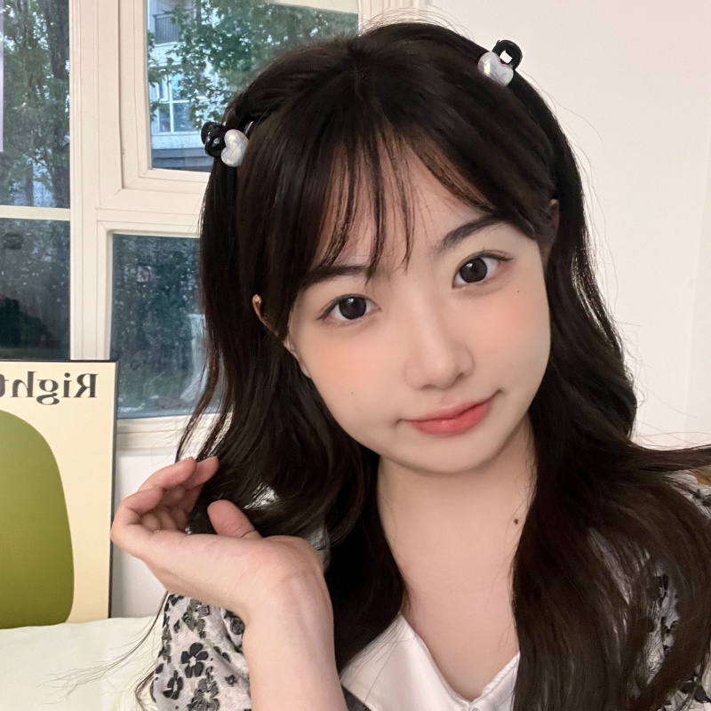 Roselife 1PC Indah Kecil Bulat Hati Mutiara Rambut Cakar Klip Untuk Wanita Perempuan Korea Trendi Mini Rambut Mengepang Klem Fashion Jepit Rambut Anak Aksesoris Rambut