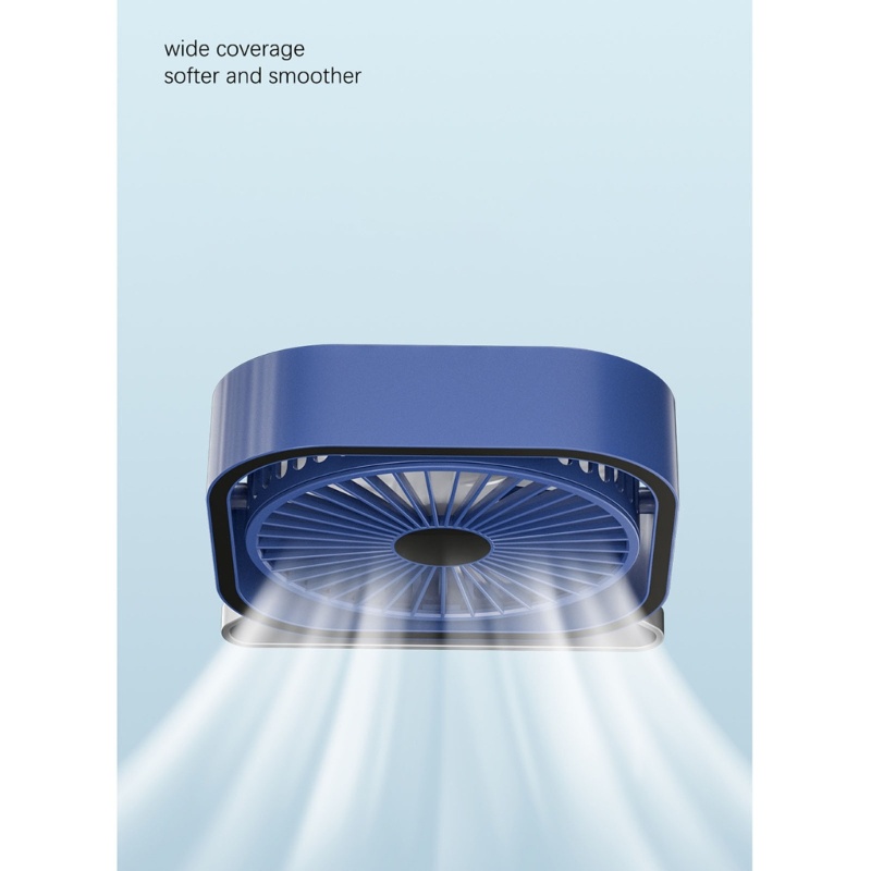 Vivi Desk Fan Kipas Angin Meja Kecil Dengan Aliran Udara Yang Kuat Kipas Angin Portabel Yang Tidak Berisik 3speed Adjustable Head180°Persona Mini Dapat Diputar