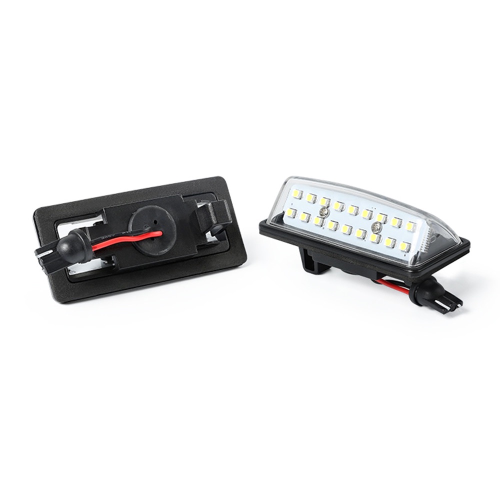 2pcs Lampu Plat Nomor Lisensi LED Untuk Nissan Altima Maxima Rogue Murano Quest Sentra Versa Note Infiniti JX35 QX60 QX56 QX80