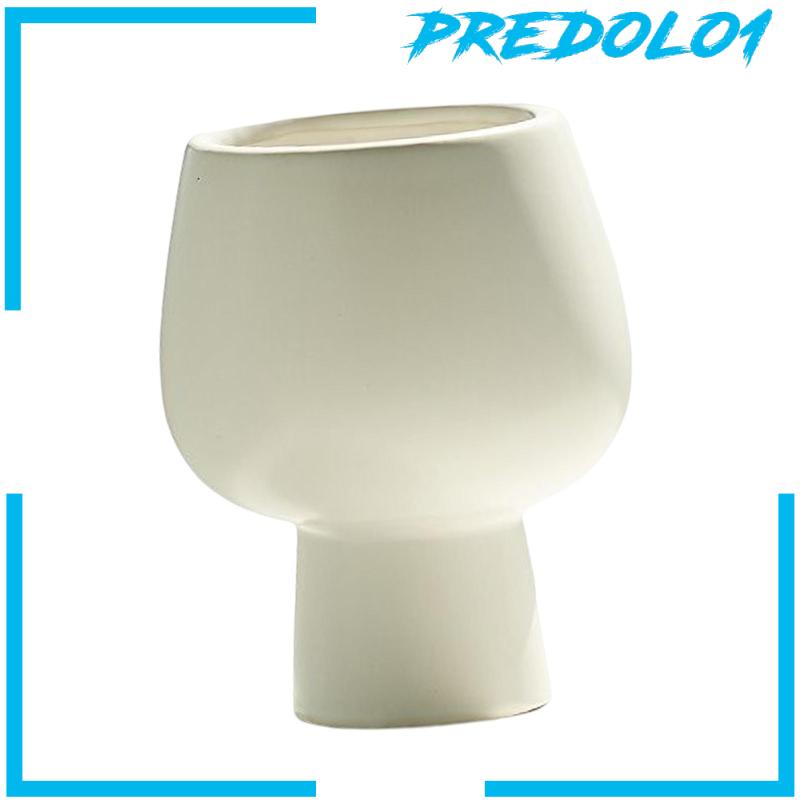 [Predolo1] Pot Bunga Keramik Hias Simple Planter Untuk Kaktus Meja Rias Coffee Table