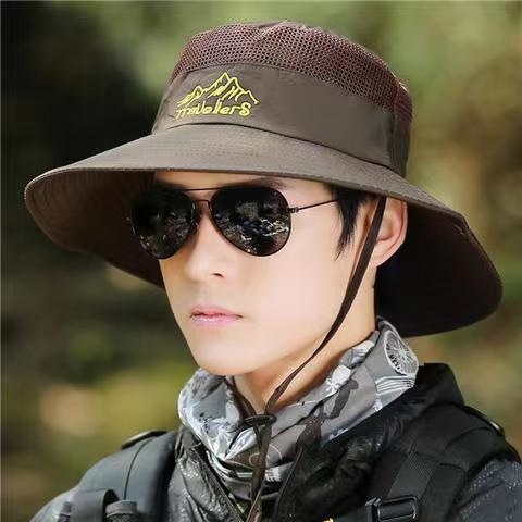 Sunshade Outdoor Mountaineering Big Eave Sunscreen Fisherman Hat