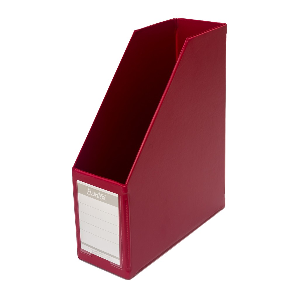 

Bantex Box File 4012 A4 10cm Magazine File Maroon