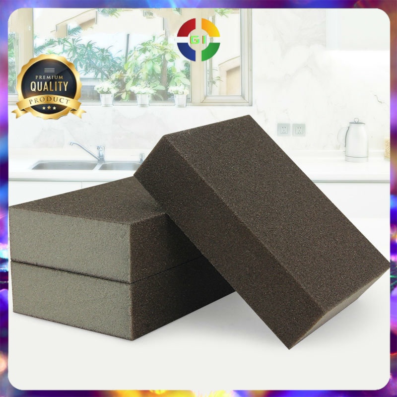 Spons Pembersih Karat Besi Nano Melamine Brown