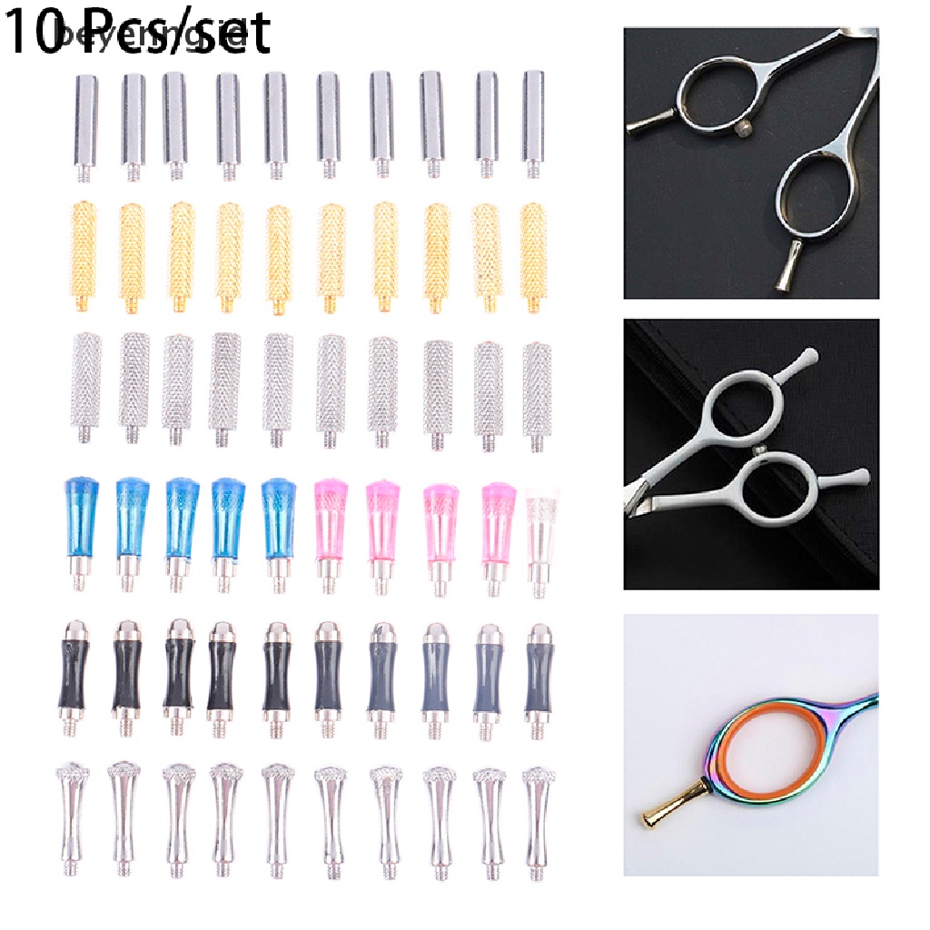 Beyen 10Pcs Hairstyling Removable Finger Rest Gunting Geser Bagian Aksesoris ID