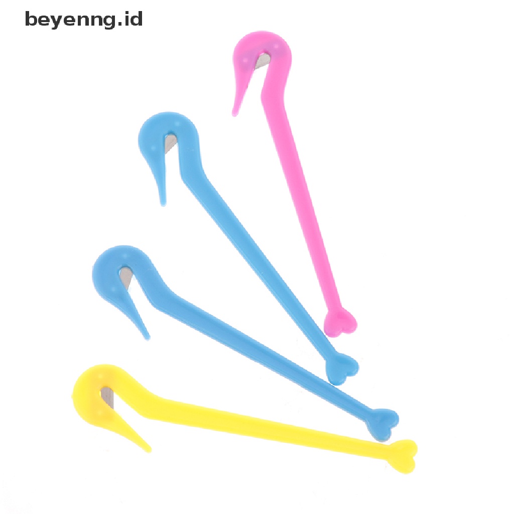 Beyen 4pcs Karet Rambut Pemotong Karet Tidak Melukai Rambut Karet Band Remover Alat ID