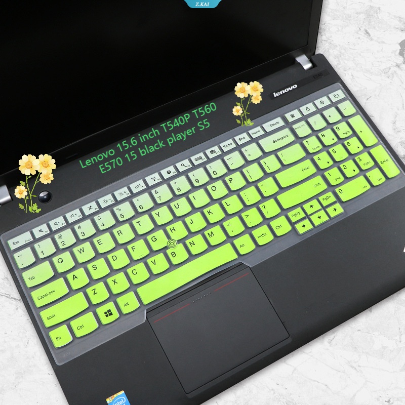 Laptop Full Set Keyboard Film Untuk ThinkPad Lenovo 15.6 Inch T540P T560 E570 15layer Hitam S5 Silikon Film Pelindung Anti Air [ZK]