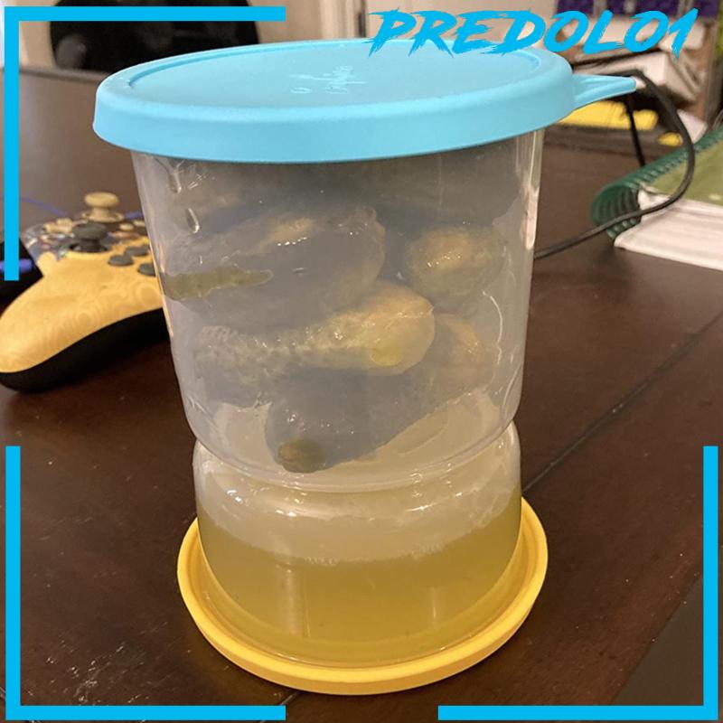 [Predolo1] Olive Hourglass Jar Toples Jam Pasir Acar Anti Bocor Untuk Wortel Buah Bawang