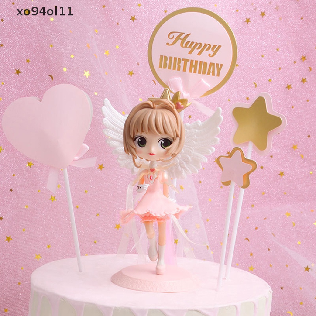 Xo 16CM Card Captor Sakura Anime Kawaii Action Figure Standing Posture Model Mainan OL