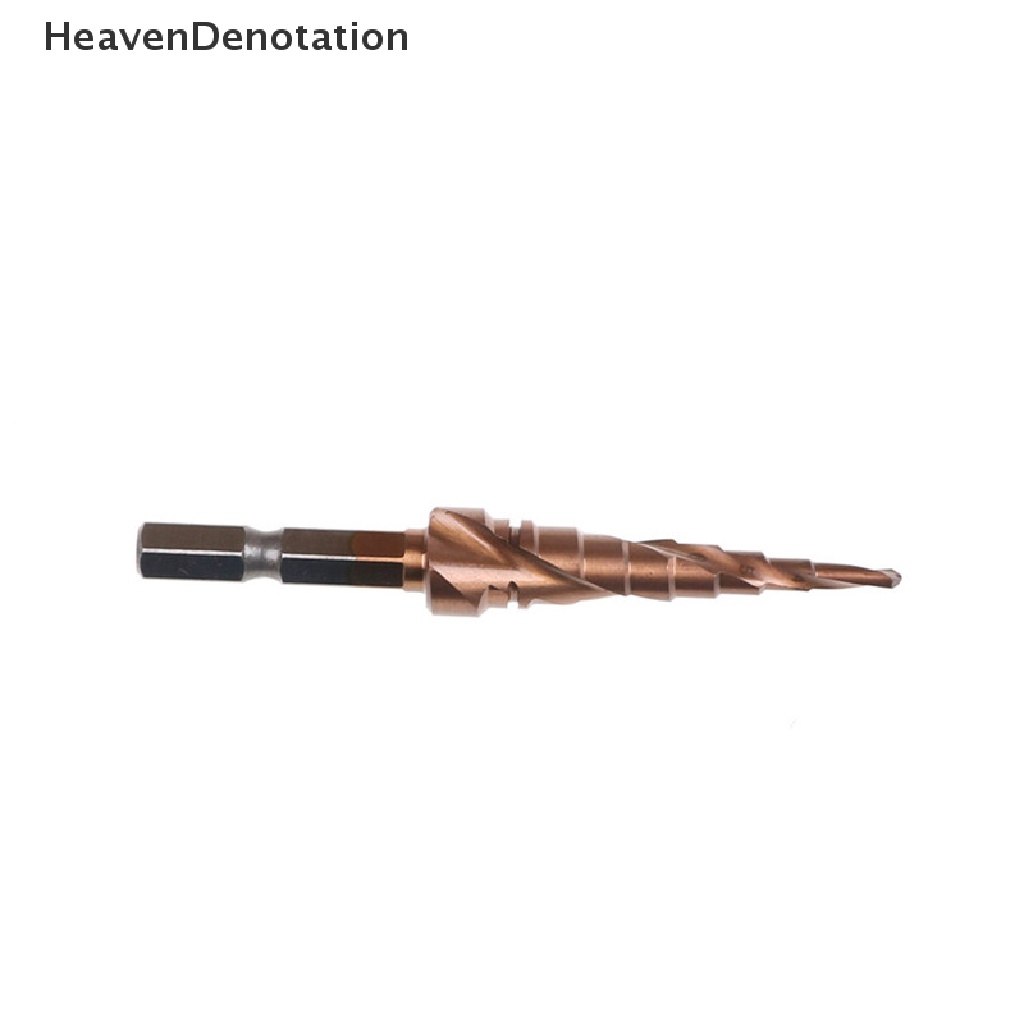 [HeavenDenotation] 6.35mm Hex Shank HSS Cobalt Step Cone Mata Bor Hole Saw Alat Pemotong 3-12mm HDV