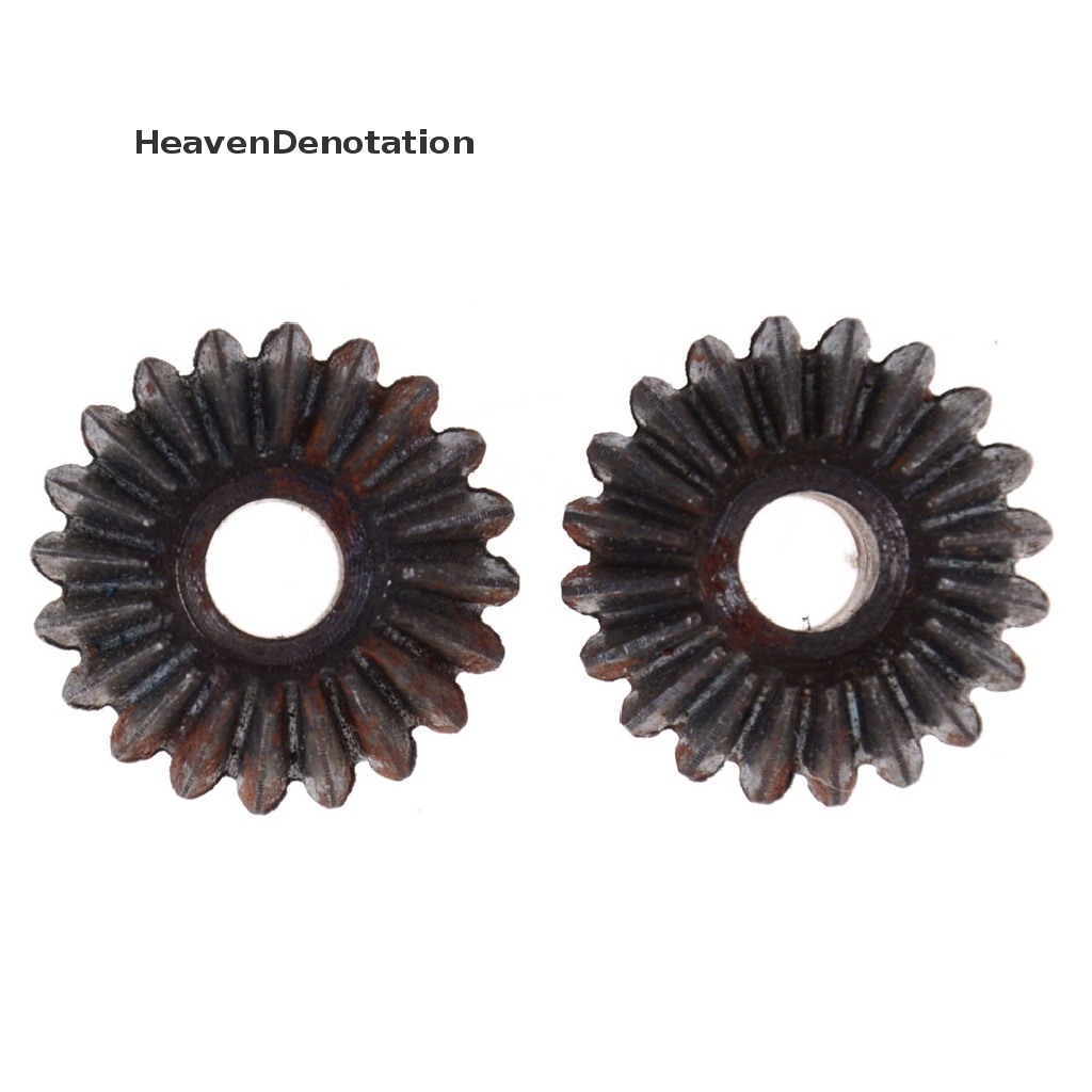 [HeavenDenotation] 2pcs 7mm Metal Bevel Gears 1modul 20gigi Dengan Lubang Dalam 7mm 90derajat HDV