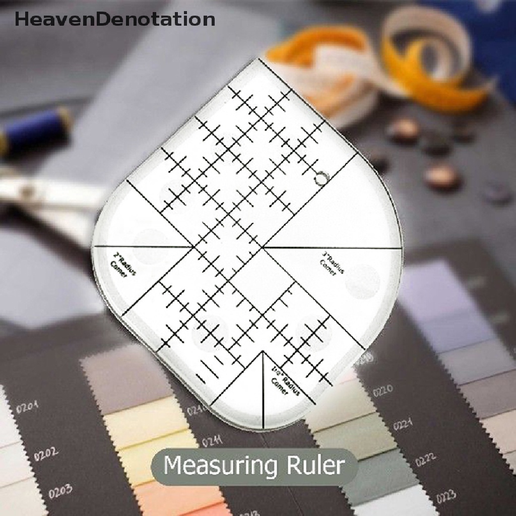 [HeavenDenotation] Patchwork Ruler Quilg Rule Penggaris Setrika Alat Ukur Kerajinan Penggaris Kain HDV