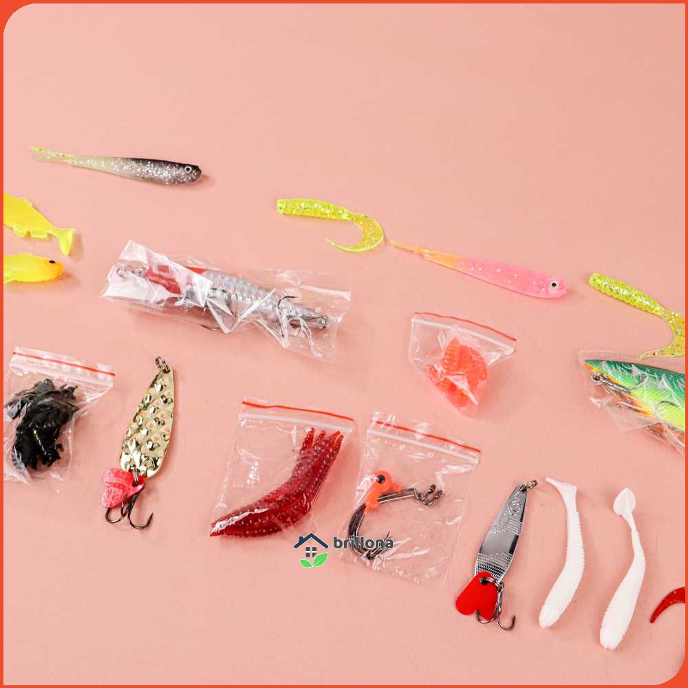 LIXADA Umpan Pancing Ikan Set Fishing Bait Kit 45PCS - DWS250-D