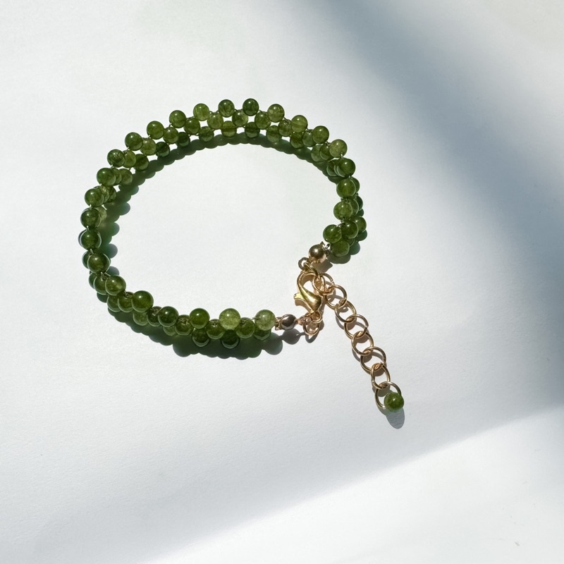 New Moon in Aries 2023: 1 of 1 Jade Intentions Bracelet