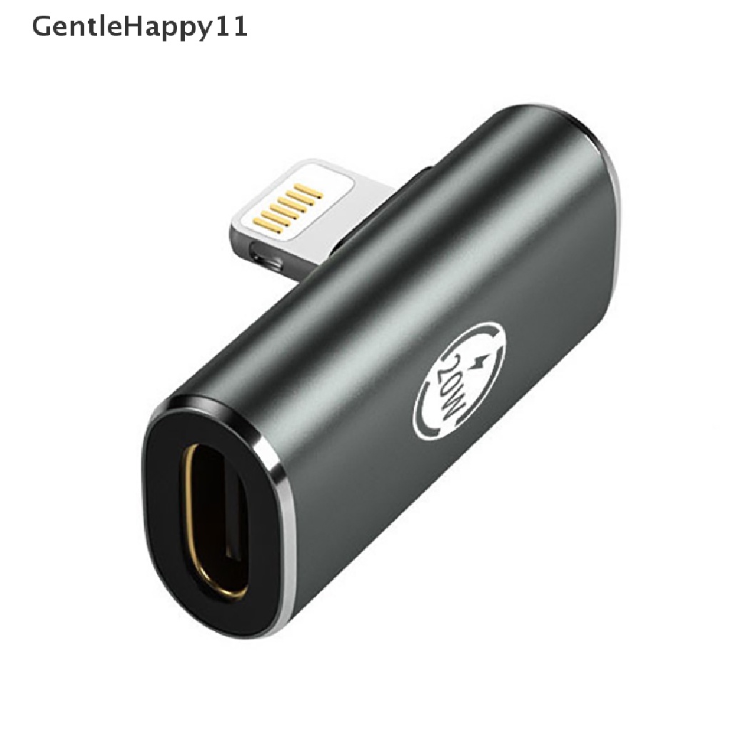 IPHONE Gentlehappy Adaptor Multi Fungsi Tipe-C Female To Lightning Male 20W Pengisian Cepat Adaptor Ponsel Ios Adapter Fast Charging Transfer Data Extension Converter Untuk Iphone11