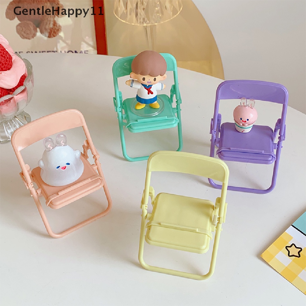 Gentlehappy Cute Color Chair Adjustable Phone Stand Dudukan Meja Universal Lazy id