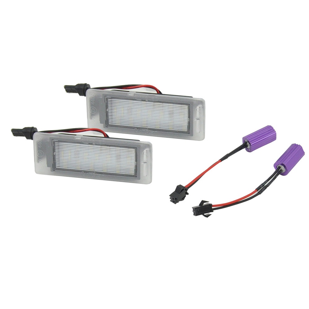 2pcs Lampu Plat Nomor LED Putih Untuk Cadillac ATS Cadillac CTS ELR XTS SRX