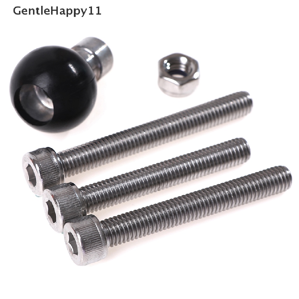 Gentlehappy Alas Penjepit Stang Motor 1inch Bola 25mm Dengan Sekrup M8 Untuk Ram Mount id