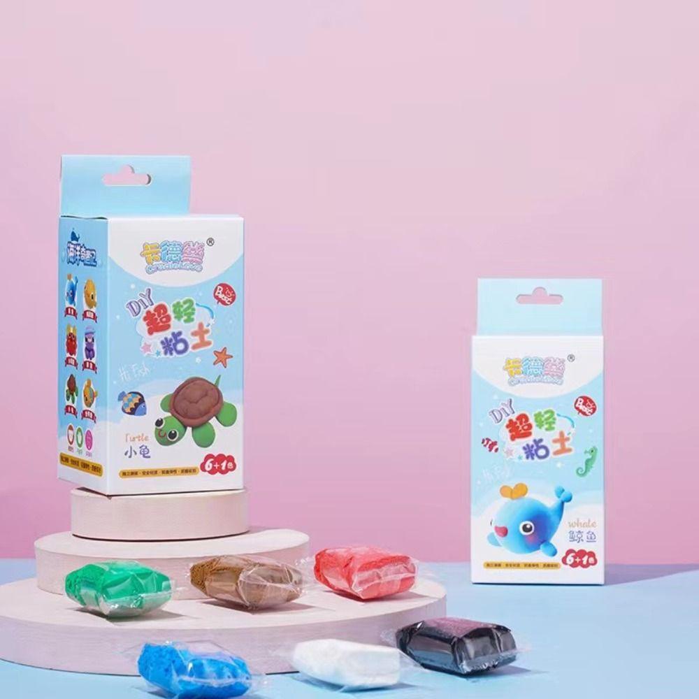 Needway Mainan Tanah Liat Dinosaurus Pendidikan Kreatif Polymer Light Clay Udara Kering Plastisin Super Ringan Diy Karet Lumpur Ultra-Cahaya