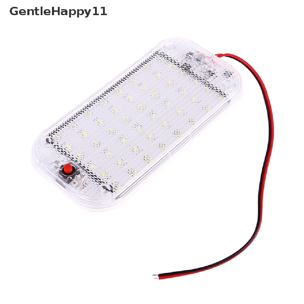 Gentlehappy 48lampu Panel LED Lampu Baca Interior Mobil Lampu Kabin Kecerahan Tinggi id