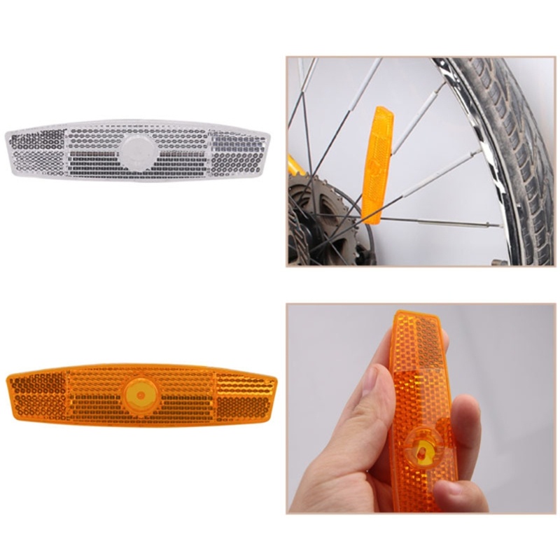 Matahari 8buah Reflektor Sepeda Reflektor Roda Sepeda Spoke Reflector Bike Safety Warning Reflector Reflektor Ban Sepeda