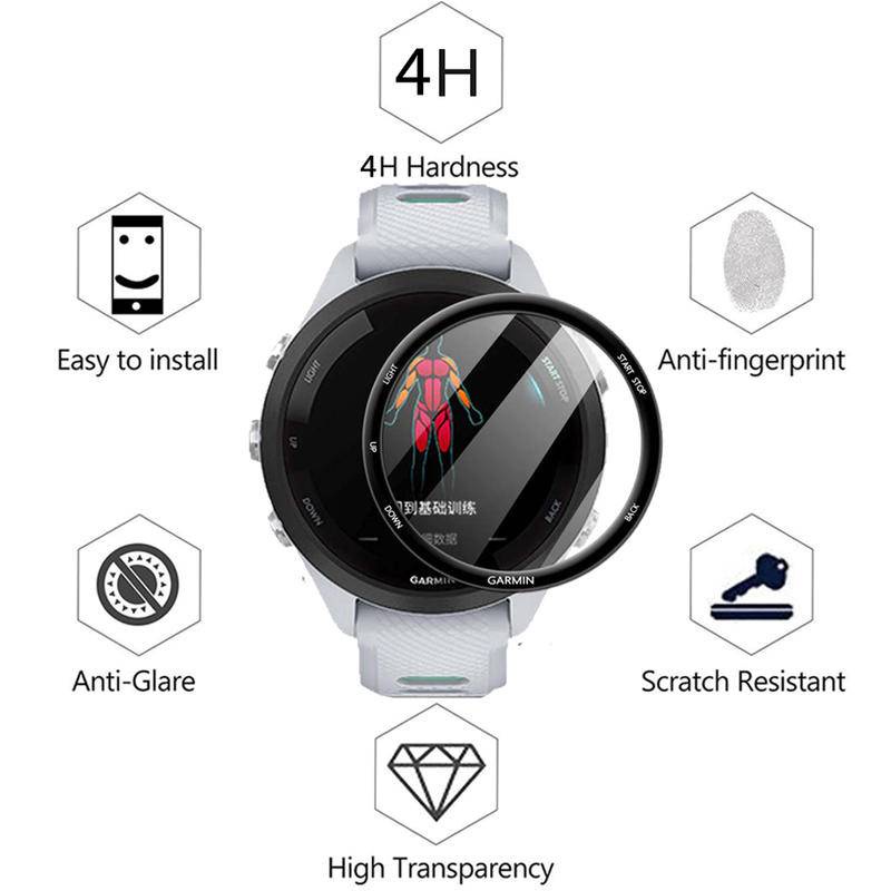 Untuk Garmin Venu Vivoactive SQ 2 2s 3 4 4 S Music Smart Watch Ultra Clear Full Cover 3D Curved Plating Soft Film Untuk Garmin Fenix 6 7 7s 7x Pro Sapphire Pelindung Layar Bukan Kaca