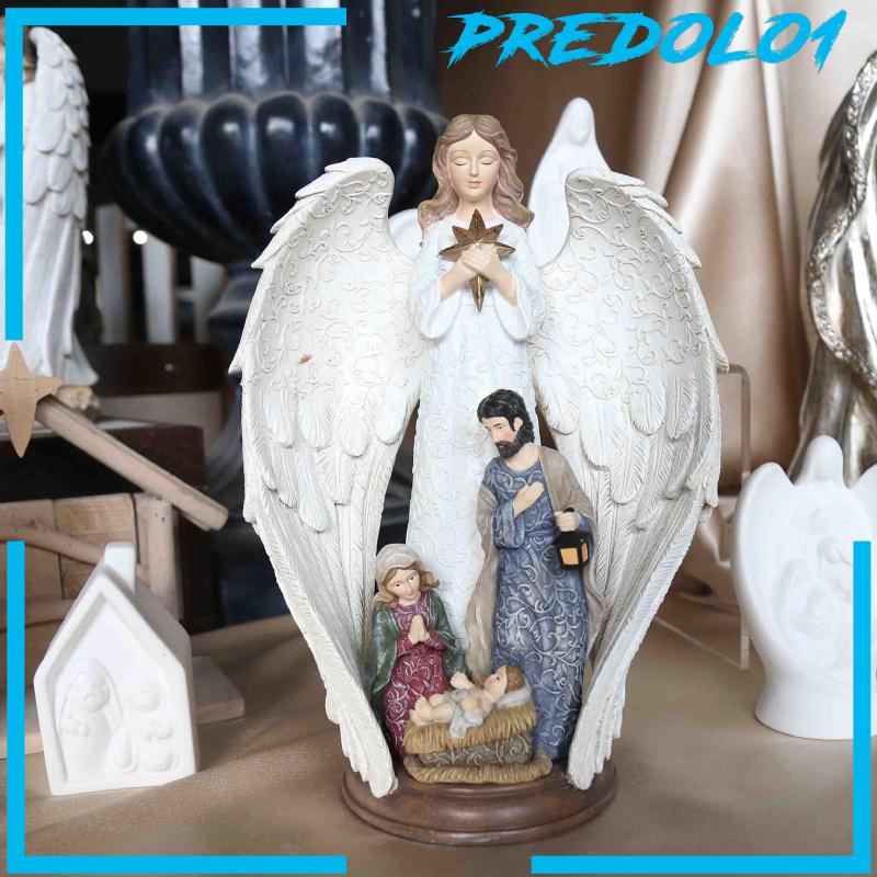 [Predolo1] Patung Pemandangan Kelahiran Patung Keluarga Kudus Untuk Pernikahan Meja Tengah