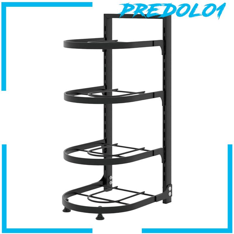 [Predolo1] Pan Organizer Multi Layer Rak Panci Untuk Organizer Cookware Stand Dapur Rumah