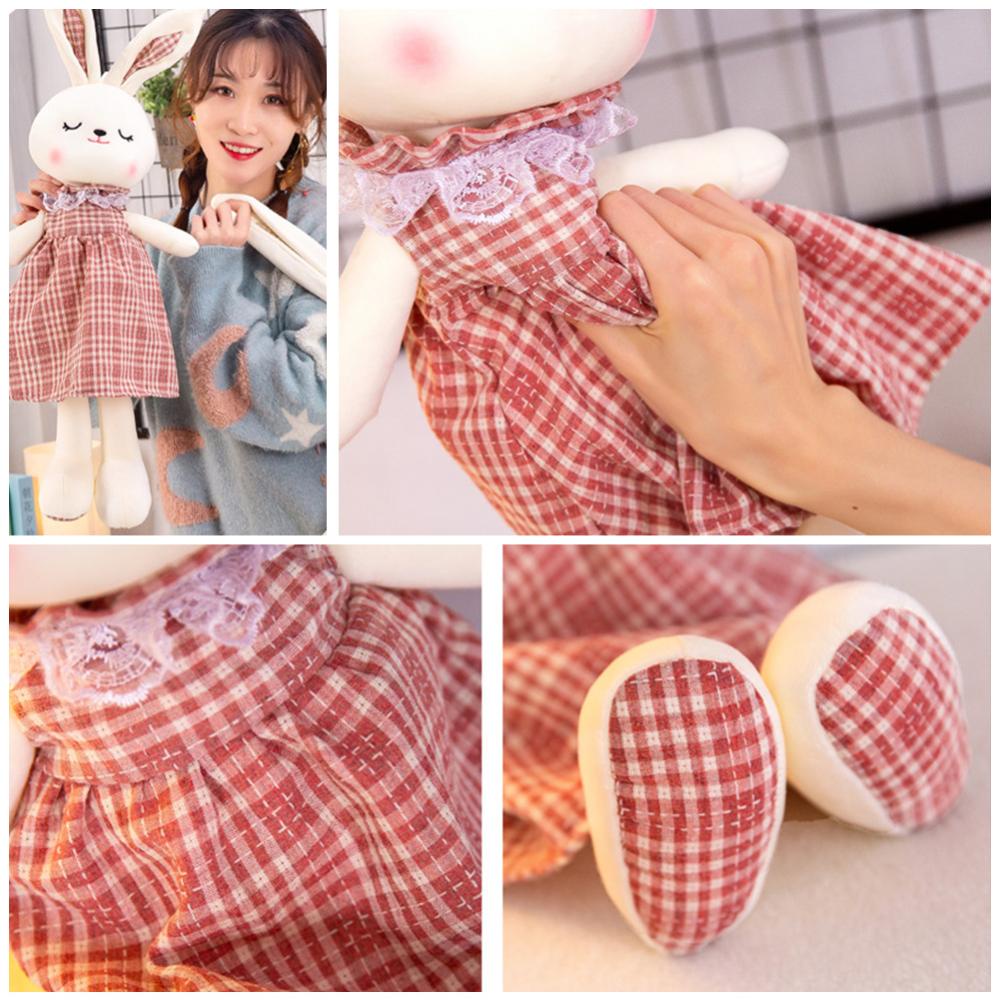 Timekey 50 cm Anak Kelinci Lucu Mainan Mewah Telinga Panjang Boneka Lembut Bunny Doll Mainan Tidur Anak Perempuan Anak Bayi Plush Animal Mainan Ulang Tahun F2J8