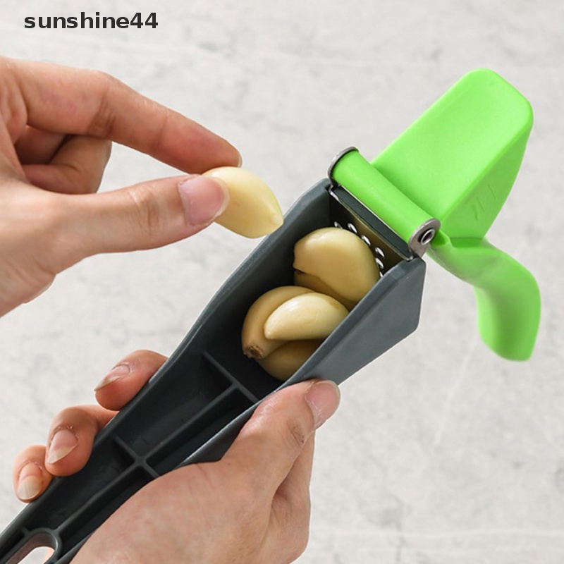 Sunshine Garlic Press Chopper Slicer Hand Presser Penggiling Penghancur Alat Dapur ID