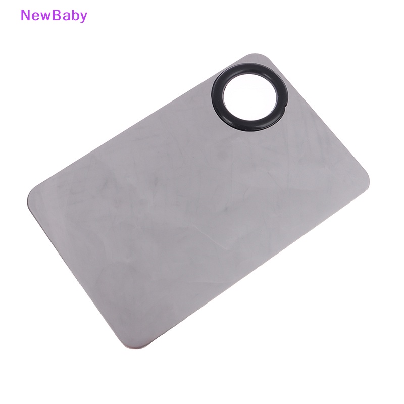 Newbaby 1Set Stainless Steel Dual Head Makeup Toner Spatula Mixing Stick Foundation ID