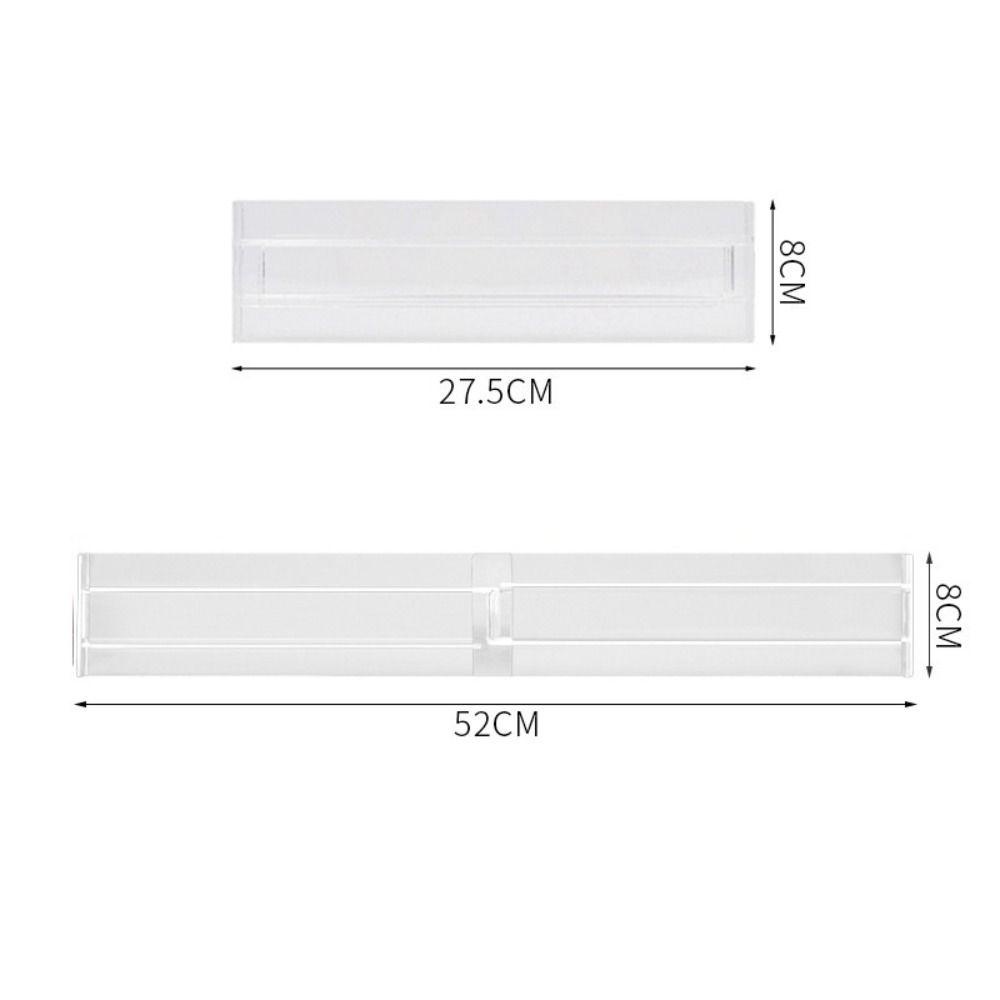 SUYO Sekat Laci Transparan Telescoping Segmentasi Cabinet Storage