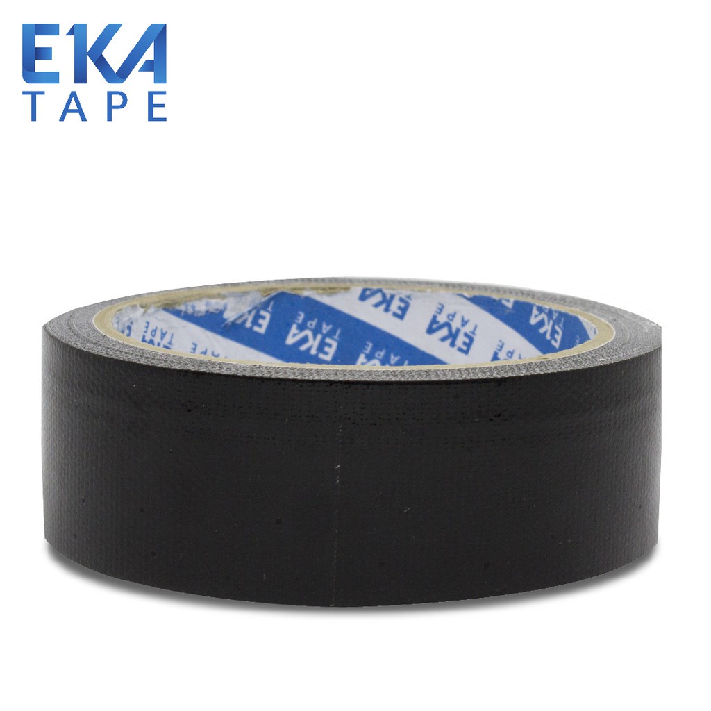 EKA TAPE LAKBAN HITAM / CLOTH TAPE HITAM 2 INCH / LAKBAN KAIN HITAM / CLOTH EKA TAPE