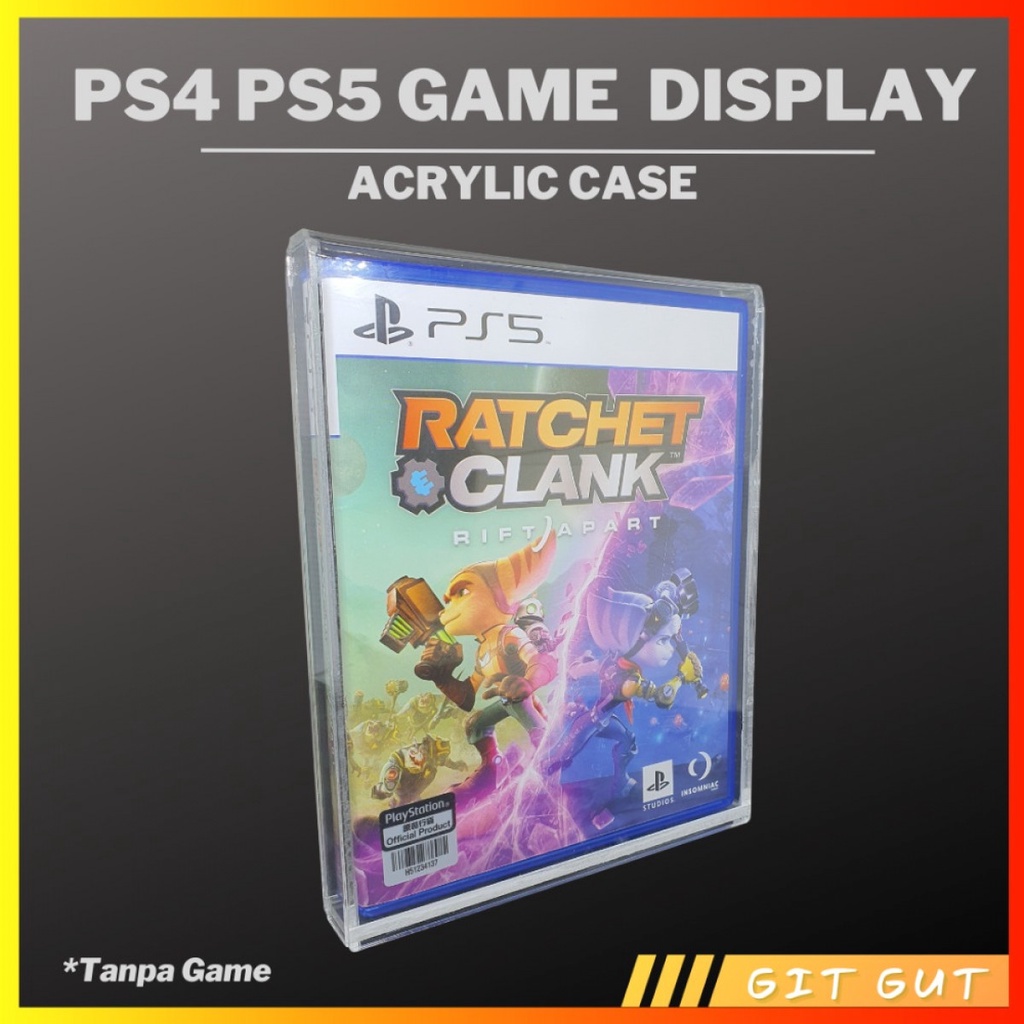 BD Playstation PS4 PS5 - Akrilik Acrylic Game Case Display Storage