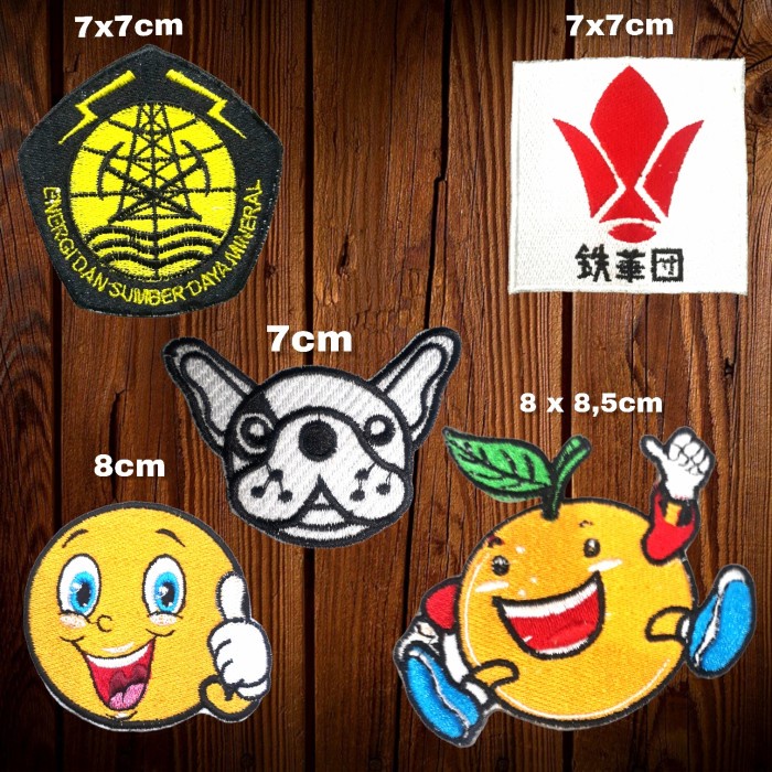 PATCH EMBLEM BORDIR/LOGO BORDIR/EMBLEM BORDIR/TEKKADAN/ESDM/ANIME LOGO