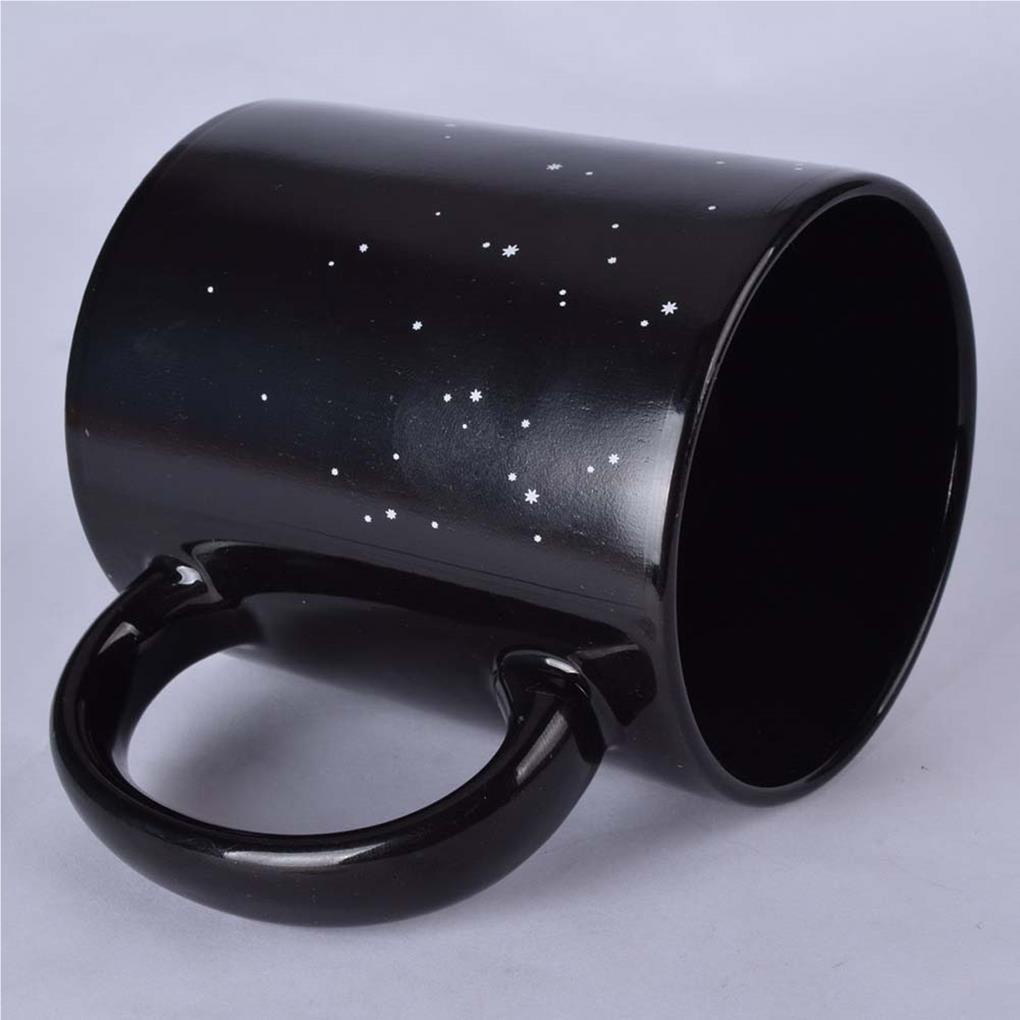 Starry Sky Mug Porcelain Berubah Warna The Solar System Mug Susu Kopi Mug Hadiah Ulang Tahun